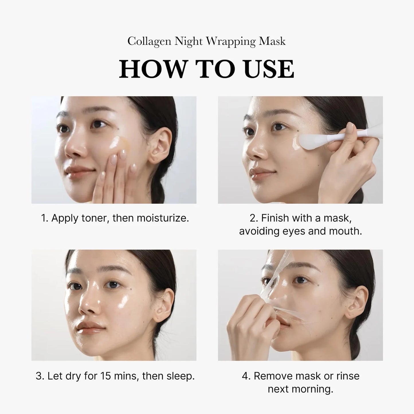 Medicube Collagen Night Wrapping Mask – Besleyici ve Elastikiyet Koruyucu Soyulabilir Uyku Maskesi (75 ML)