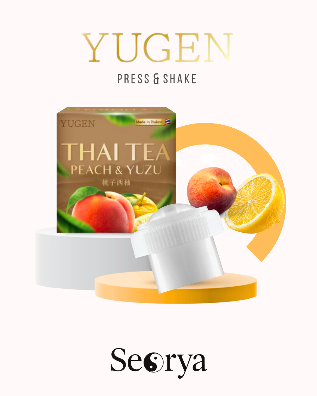 Yugen Thai Tea – Peach + Yuzu (İçten Parlaklık, Ferahlık ve Antioksidan Destek)