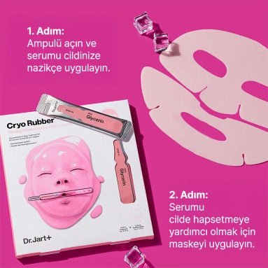 Dr.Jart+ Cryo Rubber™ Sıkılaştırıcı Kolajen Yüz Maskesi - Pembe