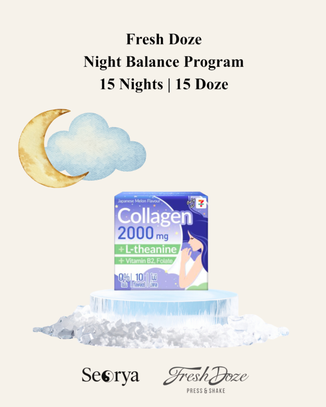 Fresh Doze – Night Balance Program  15 Doze | Gece Güzellik Rutini (Sadece Gece Bakımı)