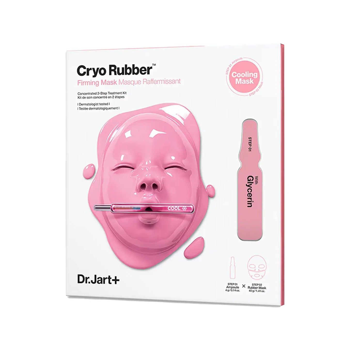 Dr.Jart+ Cryo Rubber™ Sıkılaştırıcı Kolajen Yüz Maskesi - Pembe