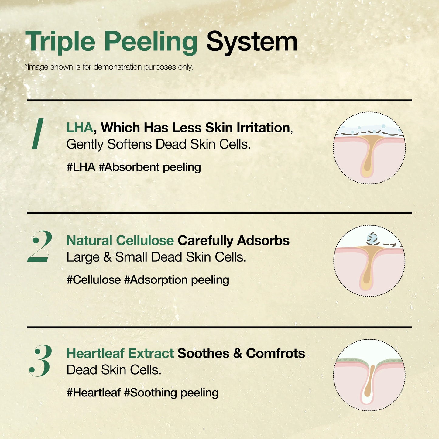 Anua heartleaf lha moisture peeling gel