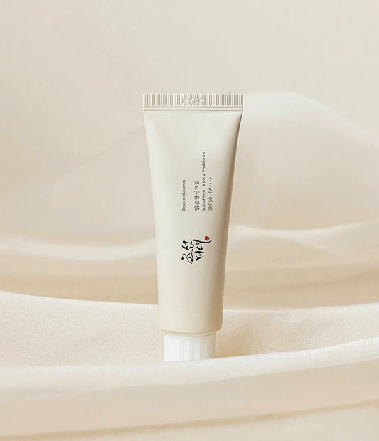 BEAUTY OF JOSEON Relief Sun: Rice + Probiotics SPF50+  Pirinç ve Probiyotik İçeren Güneş Kremi