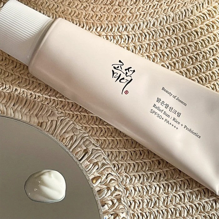 BEAUTY OF JOSEON Relief Sun: Rice + Probiotics SPF50+  Pirinç ve Probiyotik İçeren Güneş Kremi