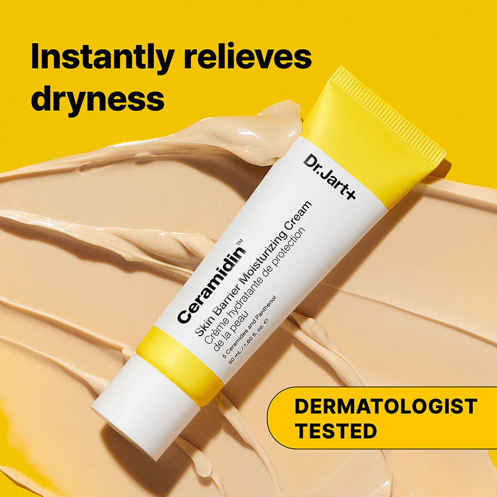 Dr.Jart+ Ceramidin™ Cilt Bariyeri Nemlendirici Krem – 5 Seramid + Panthenol ile Güçlendirilmiş Yoğun Nem Bakımı (15 ML)
