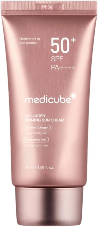Medicube – Deep Collagen Firming Sunscreen (4’lü Kolajen Kompleksi + Aydınlatıcı SPF Bakım)