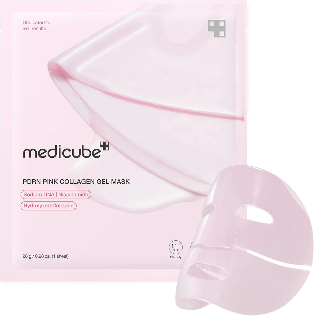 Medicube PDRN Pink Collagen Gel Mask – 48 Saat Boyunca Elastikiyet Koruyucu & Besleyici Jel Maske (28 GR)