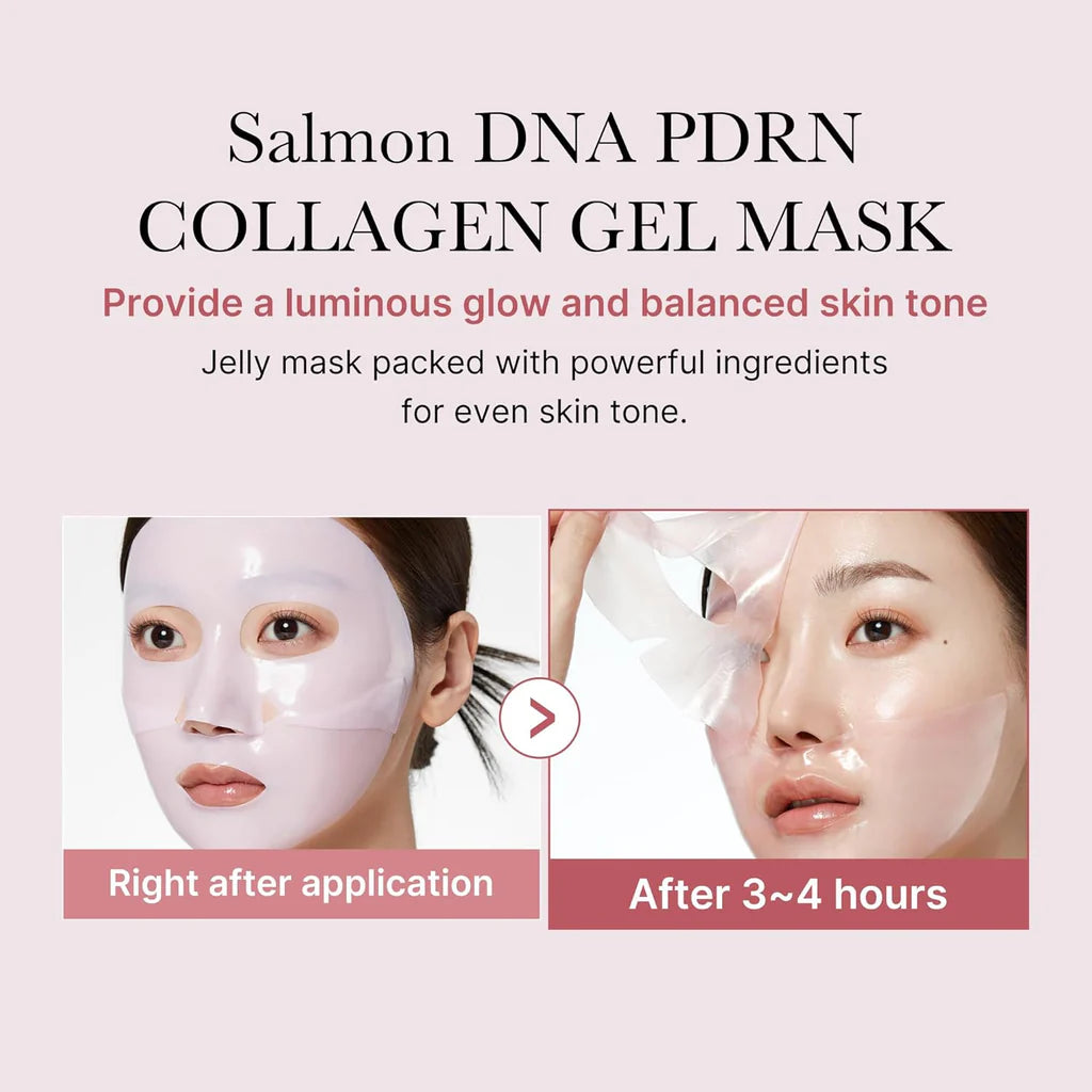 Medicube PDRN Pink Collagen Gel Mask – 48 Saat Boyunca Elastikiyet Koruyucu & Besleyici Jel Maske (28 GR)
