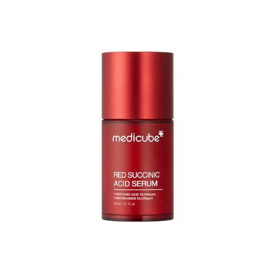 Medicube Red Succinic Acid Serum – Akne ve Leke Karşıtı Parlatıcı Süksinik Asit Serumu (30 ML)