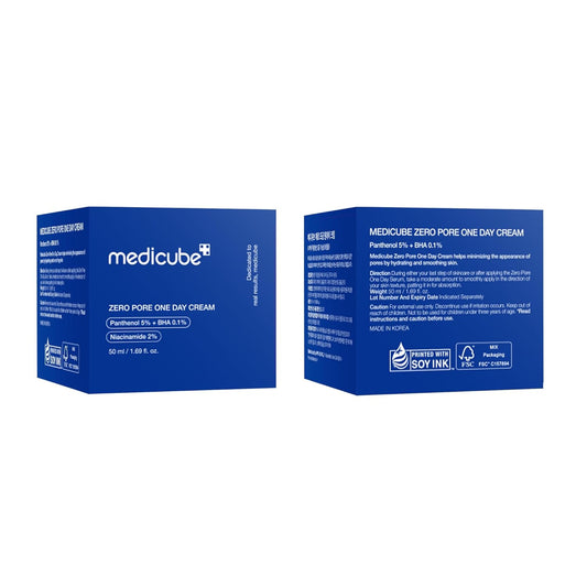 Medicube – Zero Pore One Day Cream (BHA + Panthenol + Niacinamide İçeren Gözenek Sıkılaştırıcı Krem)