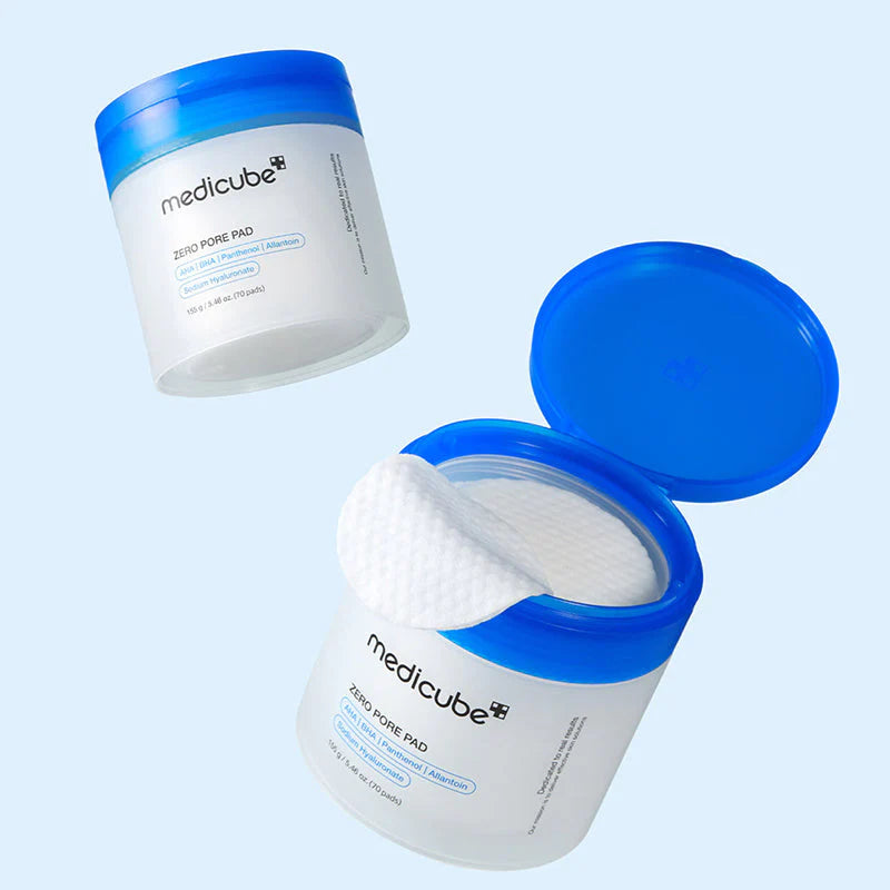 Medicube Zero Pore Pad 2.0 – Siyah & Beyaz Nokta Karşıtı Gözenek Arındırıcı Asitli Ped (70 Adet / 155 GR)