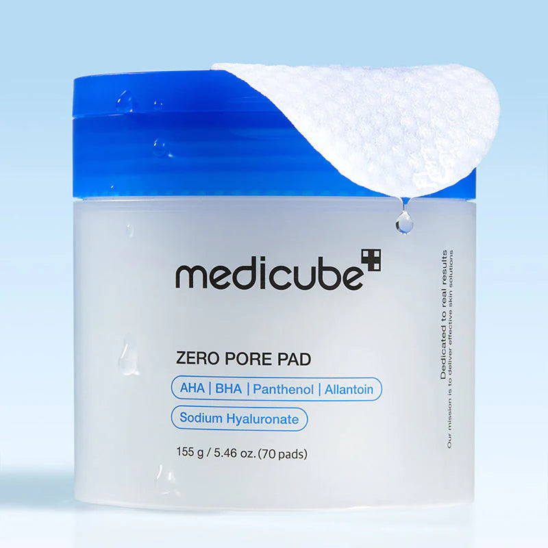 Medicube Zero Pore Pad 2.0 – Siyah & Beyaz Nokta Karşıtı Gözenek Arındırıcı Asitli Ped (70 Adet / 155 GR)