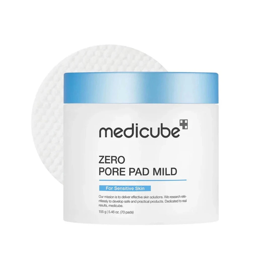 Medicube – Zero Pore Pad Mild (Aşırı Hassas Ciltler için Gözenek Arındırıcı ve Yatıştırıcı Pedler)